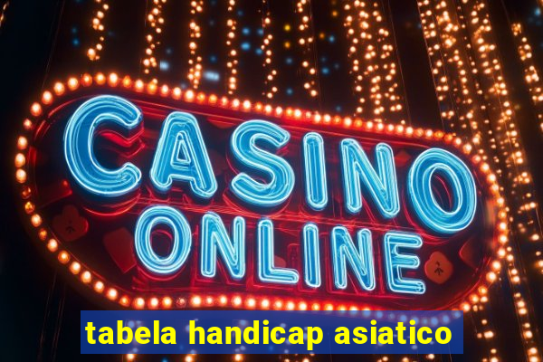 tabela handicap asiatico